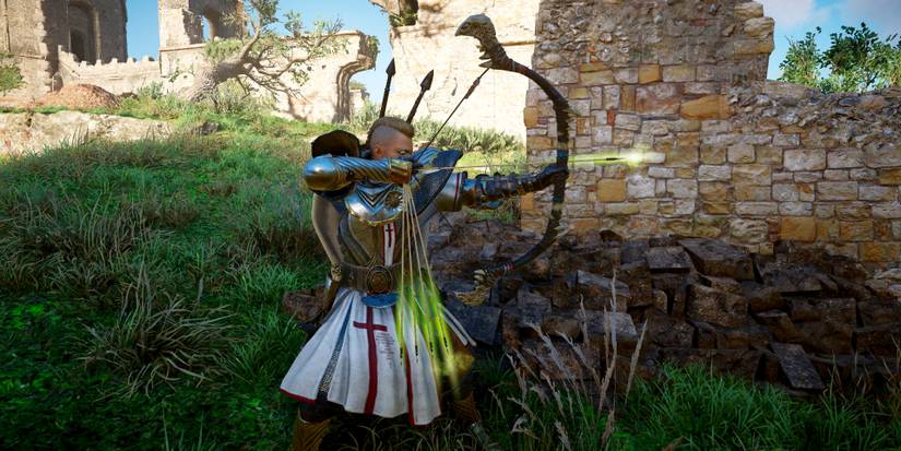 player using poison on their arrows for fast build up.