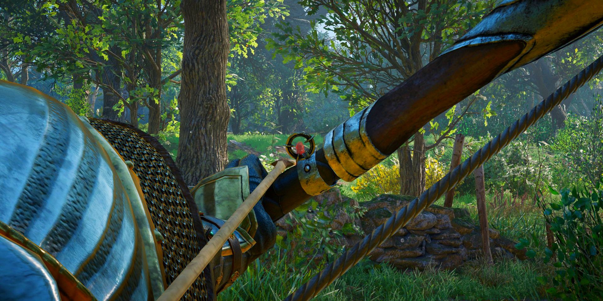 player aiming at a human foe at long range.