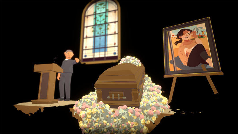 before your eyes funeral