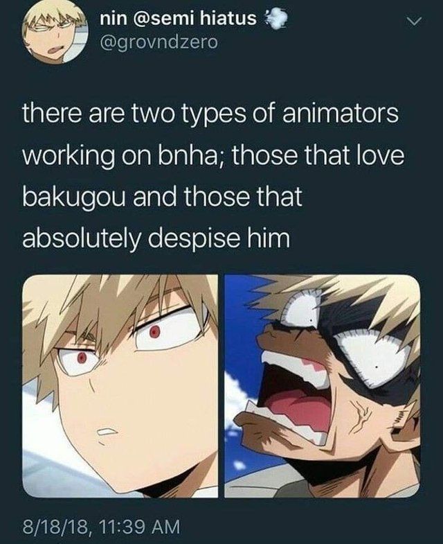 My Hero Academia Bakugo Memes Animators