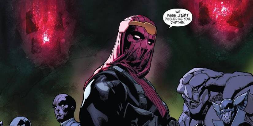 Baron Zemo vs Captain America On His Knees