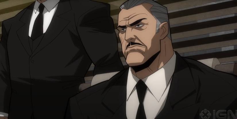 Batman Long Halloween Carmine Falcone At Meeting