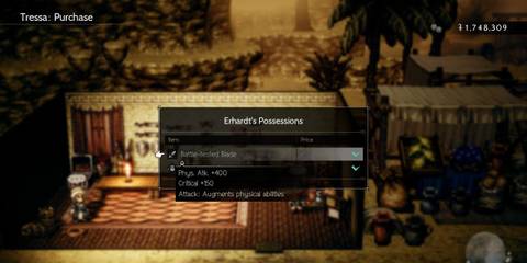 Battle-Tested Blade in Octopath Traveler