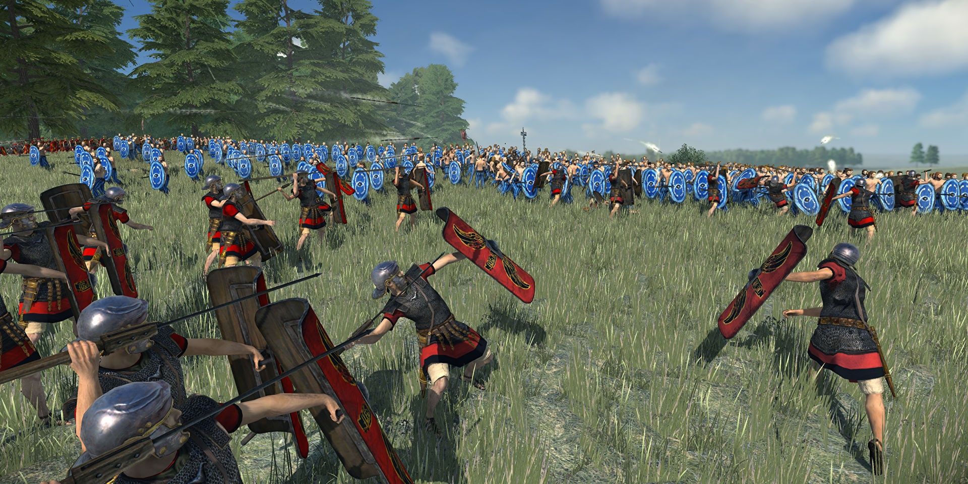 Наземная битва из Total War Rome Remastered