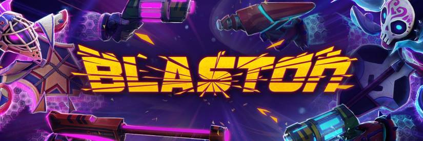 Teo charecters shoot at one another with the logo