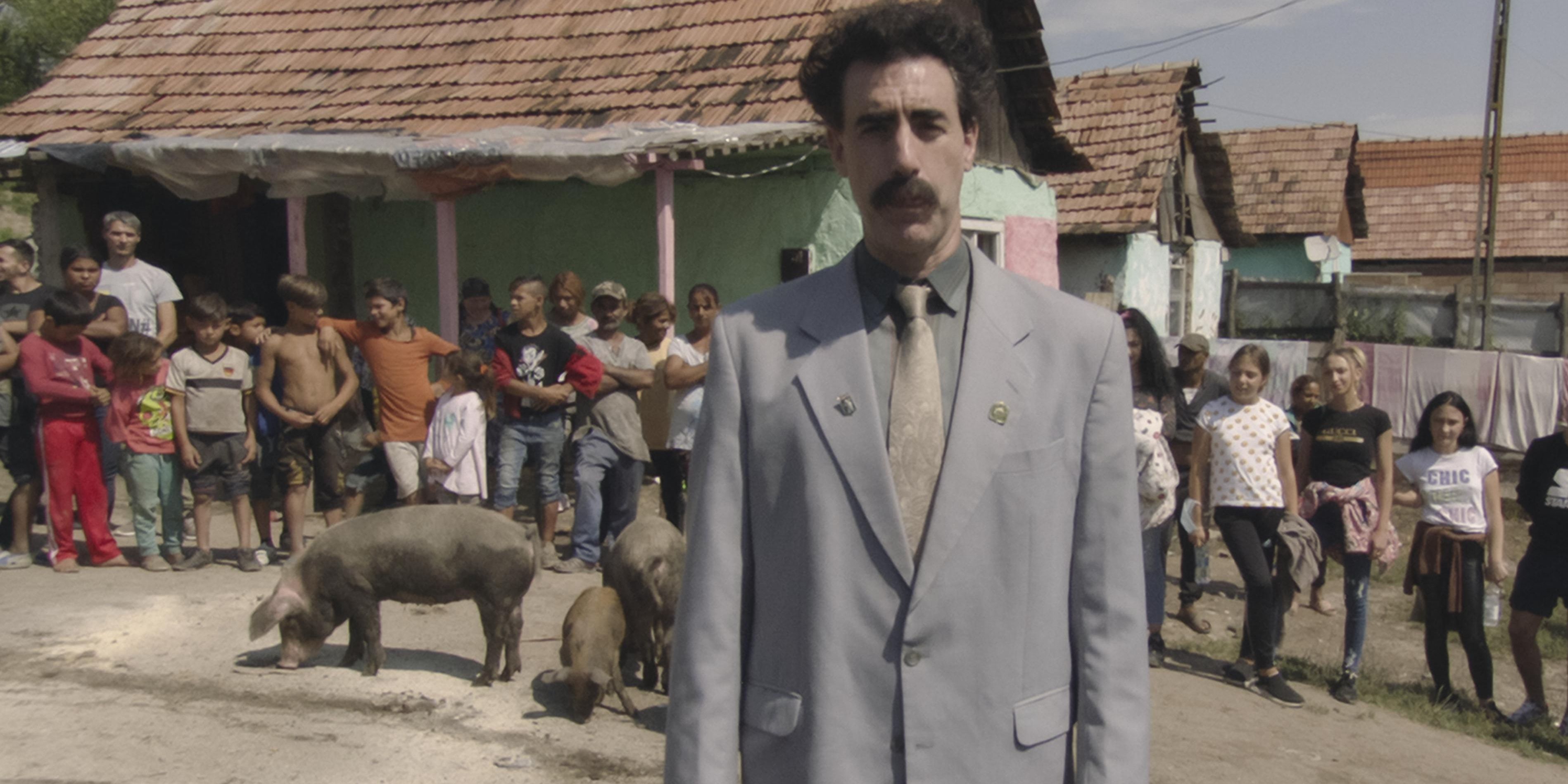 Borat in the village
