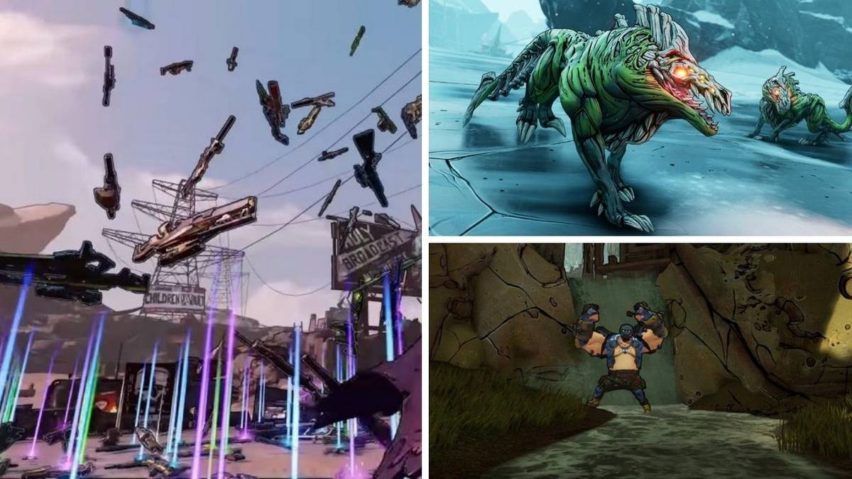 Screenshots of rare spawns in Borderlands 3