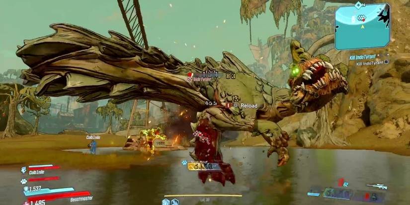 IndoTyrant rare spawn enemy in Borderlands 3