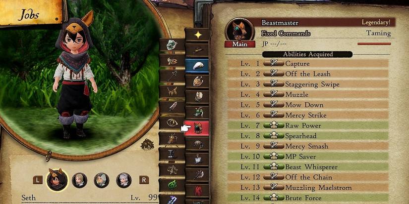 Seth Bravely Default II Beastmaster