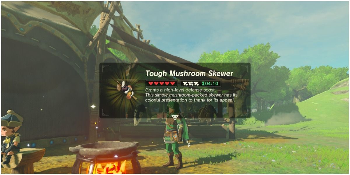 Screenshot of cooking item from Breath of the Wild