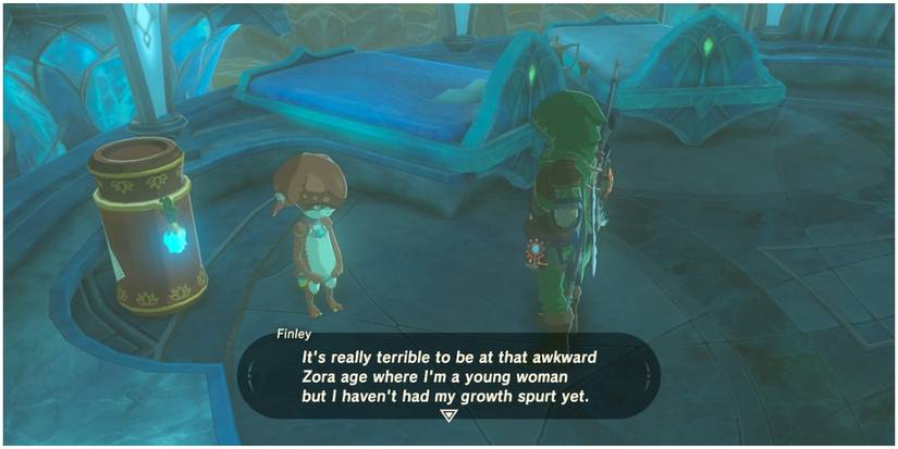 Screenshot of Zora from Breath of the Wild