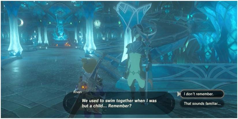 Screenshot of Zora from Breath of the Wild