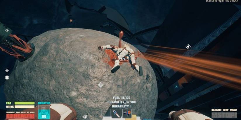 The Vacuum Of Space In Breathedge Is A Hostile Place.