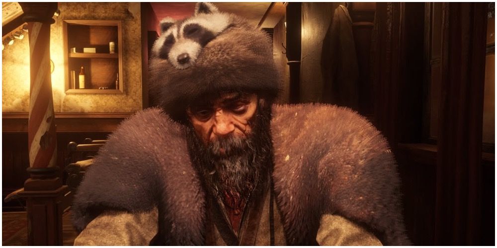 Red dead redemption 2 - Can Get Raccoon Hat Here