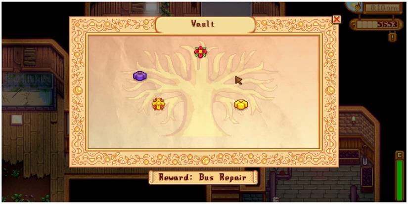 The vault bundle inside of the community center