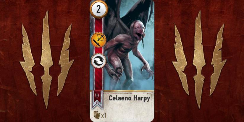 Celaeno Harpy Witcher 3 Gwent Monsters Deck