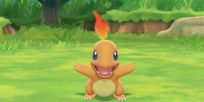 Pokémon Charmander In A Field