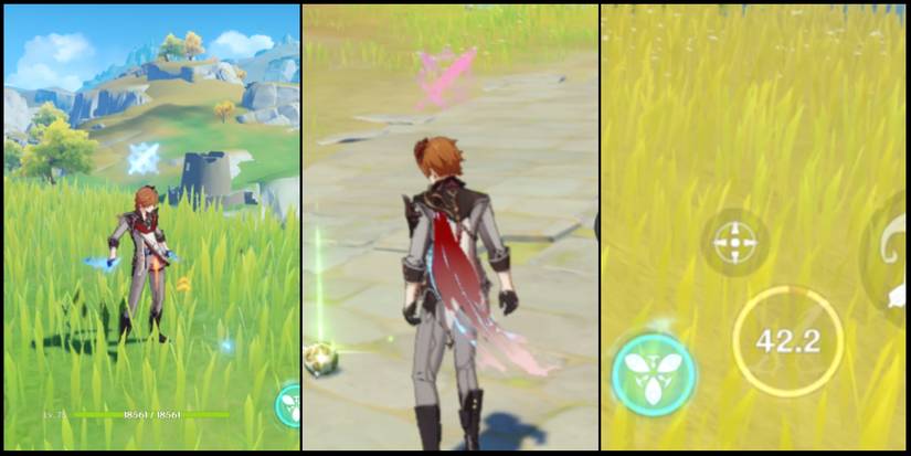 Childe's blue mark, pink mark, and 45 seconds cooldown