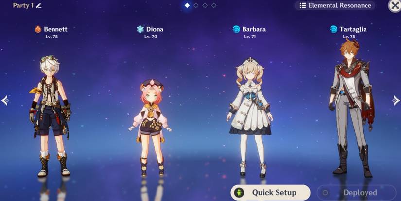 Childe with three supports in the party