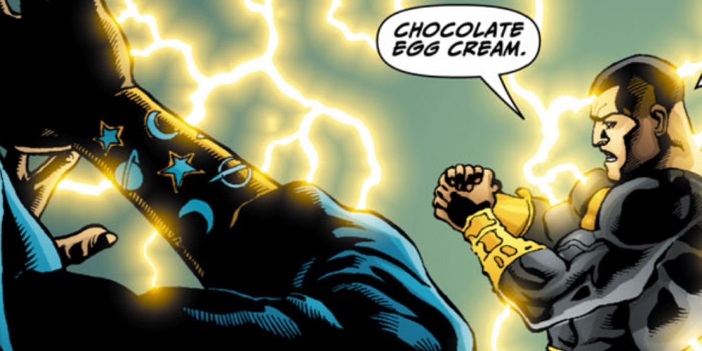 Chocolate Egg Cream - Black Adam DC Comics Trivia