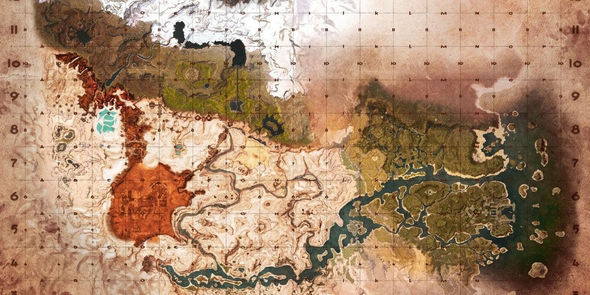 Understand the map in Conan Exiles
