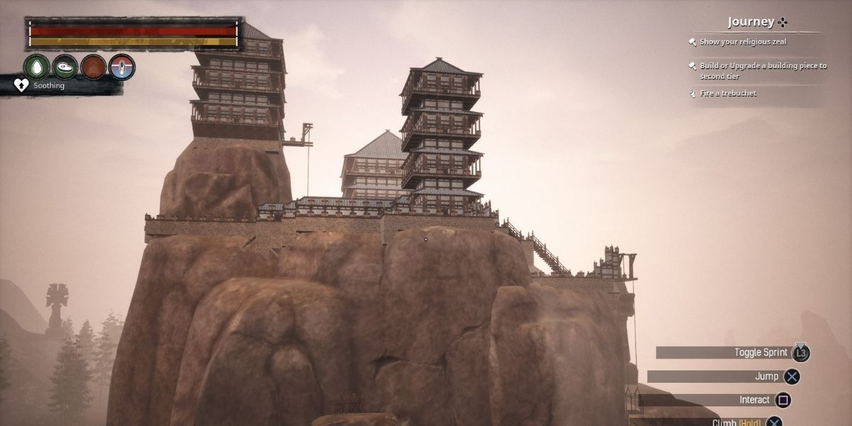 Choose a good location when building a base in Conan Exiles