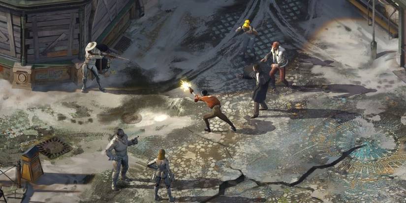 Disco Elysium Combat Scene