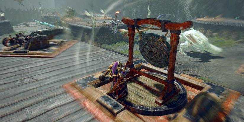 A Hunter Ringing The Counter Gong