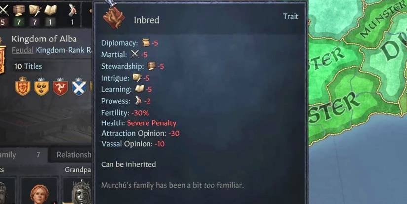 very poor opinion on a character.