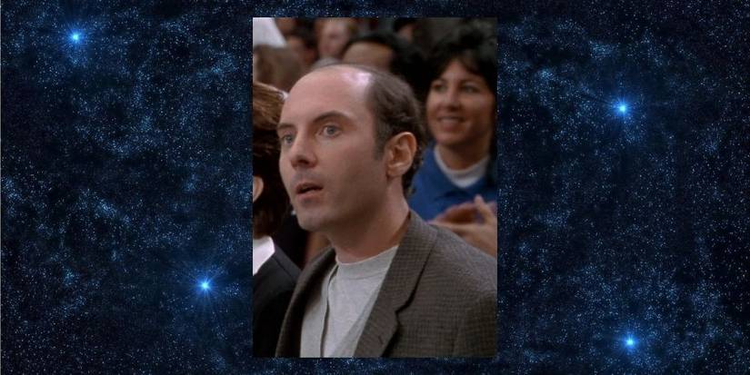 Dan Castellaneta Scene in Space Jam with Starry Background