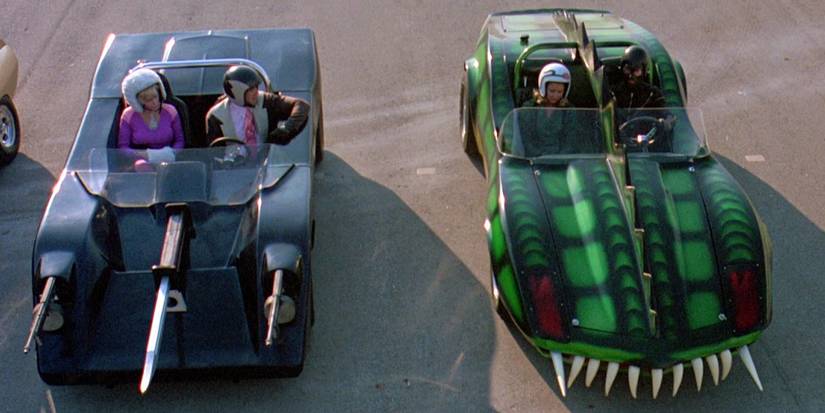 Deadly cars in Death Race 2000