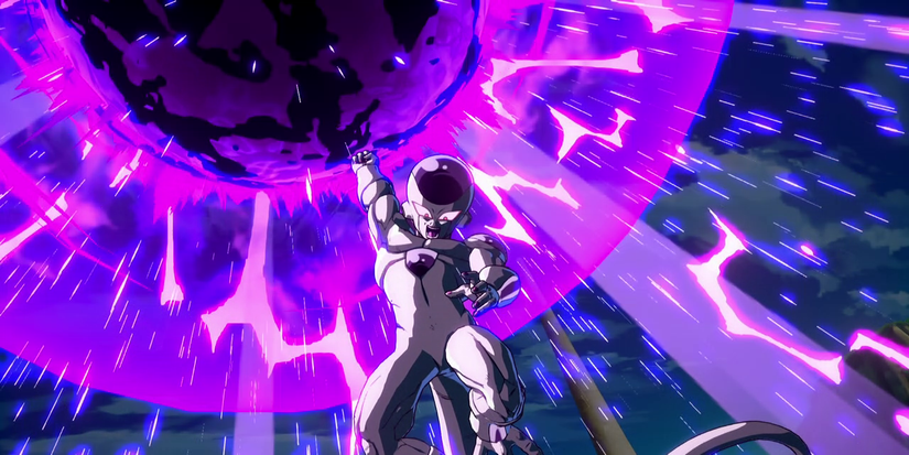 Frieza prepares the Death Ball in Dragon Ball FighterZ