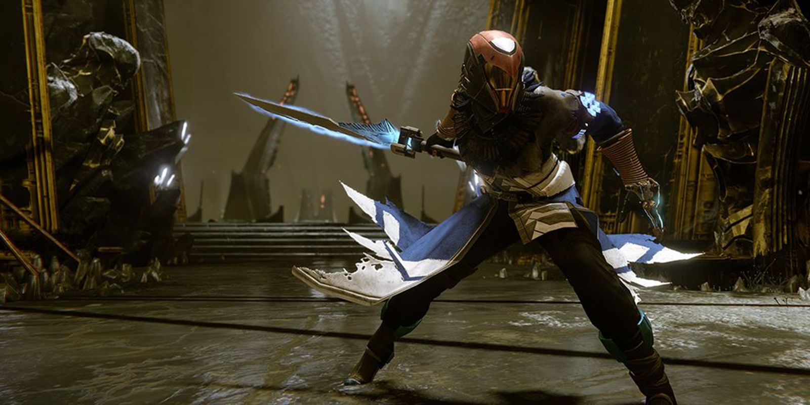 Destiny 2 Guardian Holding Sword