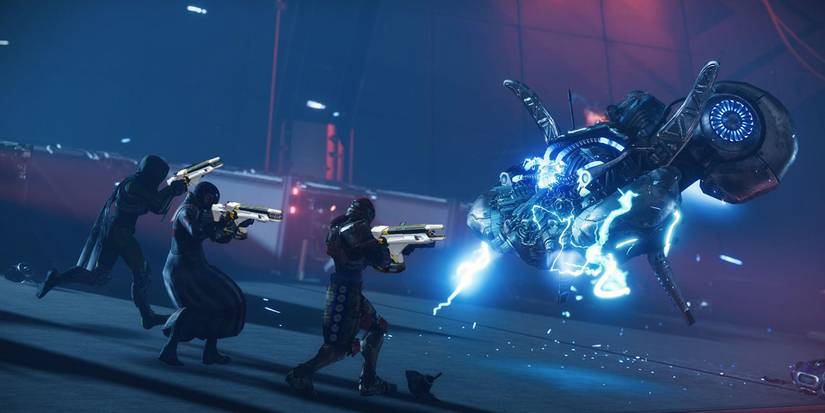 Destiny 2 Guardians Shooting With Telestos