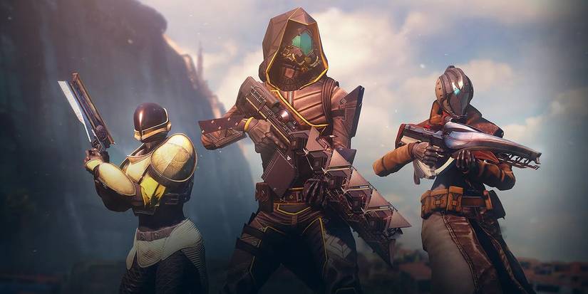 Destiny 2 Three Guardians One Holding Polaris Lance