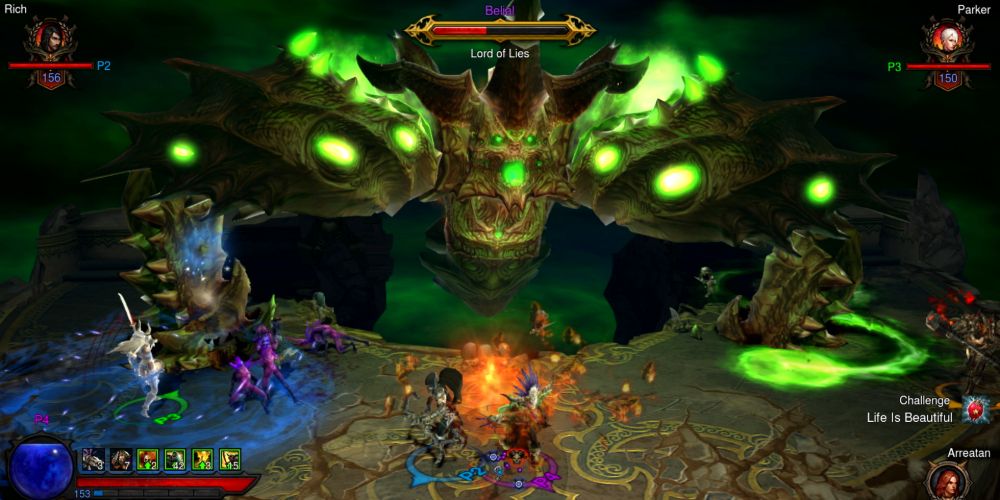 Diablo III Multiplayer Co-op battle