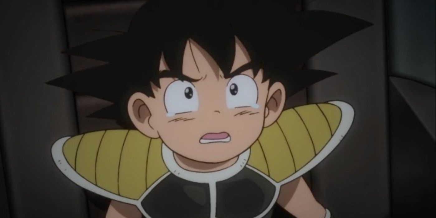 Dragon Ball Super Broly Screenshot Of Goku As a Child Crying