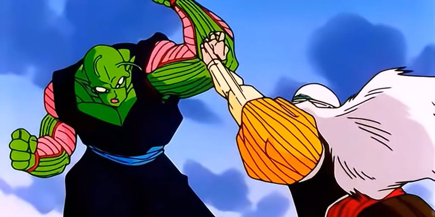 Dragon Ball Z Screenshot Piccolo Blocking Dr. Gero
