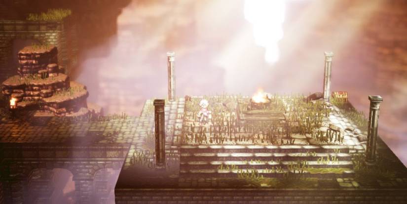 The Crystal Helm Can Be Found In Dragonsong Fane In Octopath Traveler