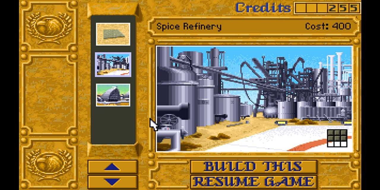 Dune 2, select screen