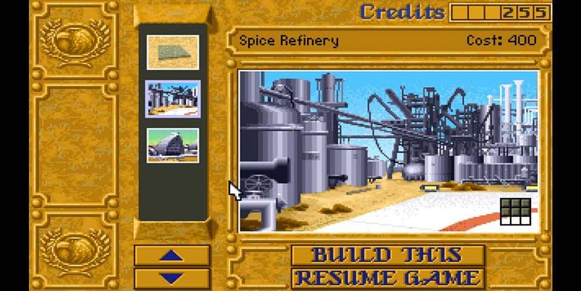 Dune 2, select screen