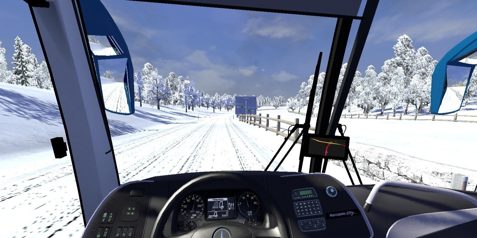 First Snow Mod in Euro Truck Simulator 2