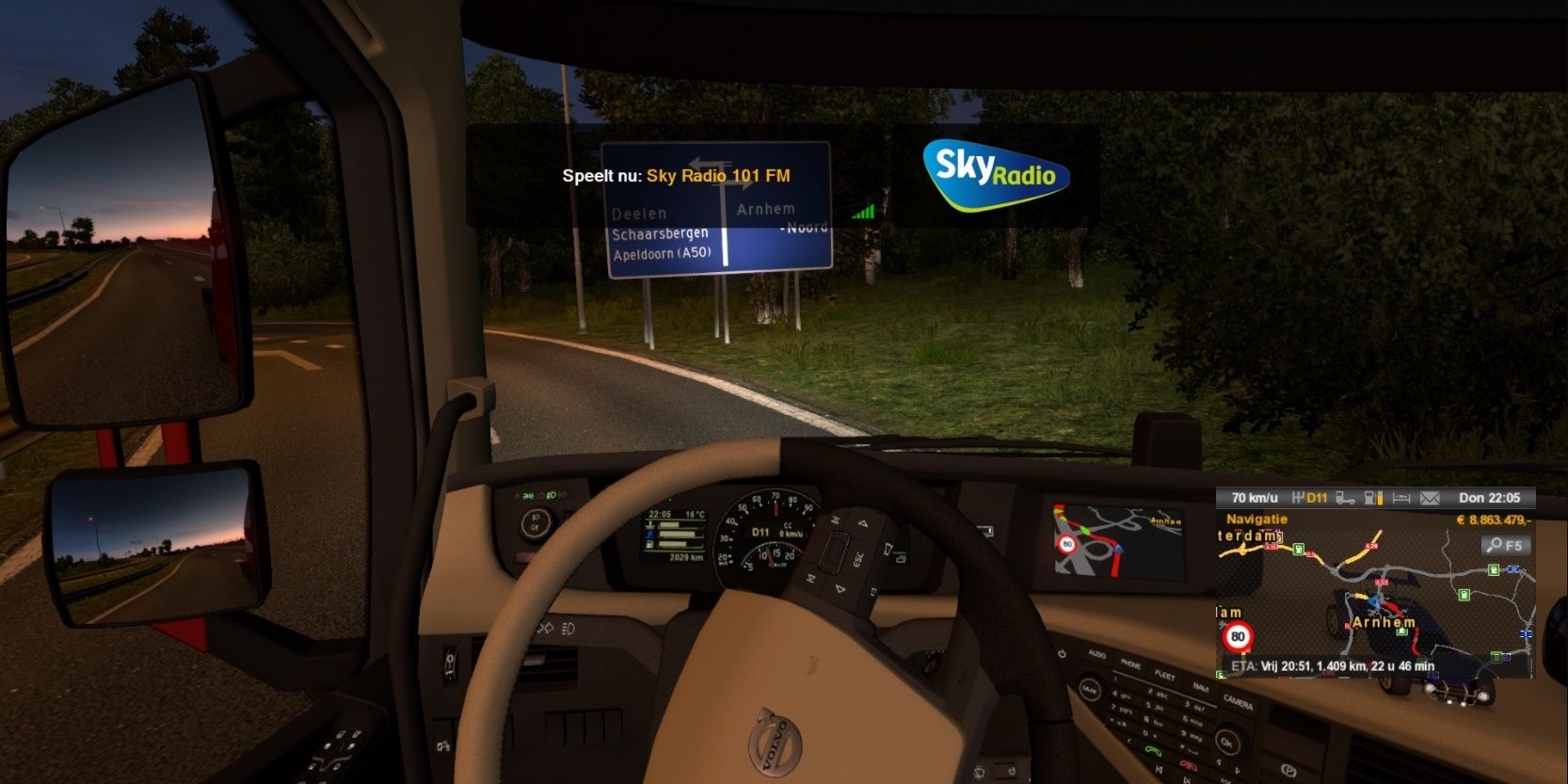 ETS2 Local Radio mod in Euro Truck Simulator 2