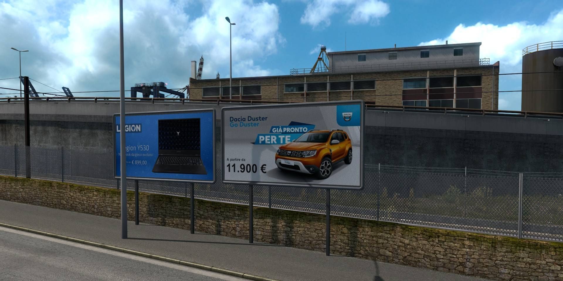 Real Advertisements Mod in Euro Truck Simulator 2