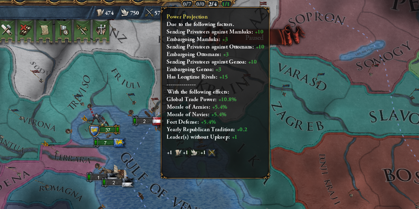 Europa Universalis 4 power projection pop-up venice