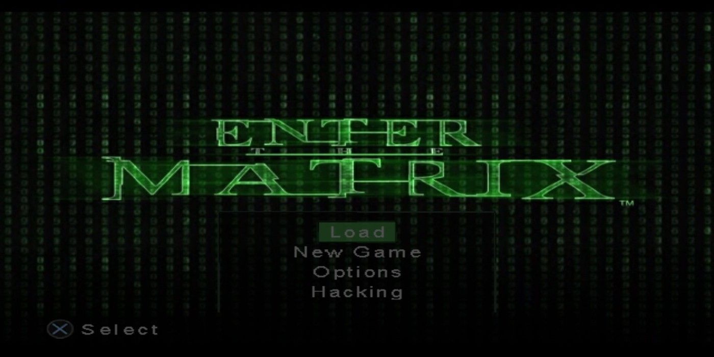 Enter the Matrix Title Screen
