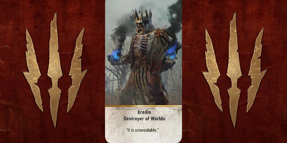 Eredin Destroyer of Worlds Witcher 3 Gwent Monsters Deck