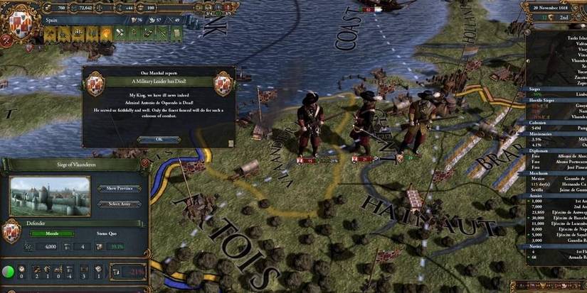Europa Universalis 4 trops fighting rebels