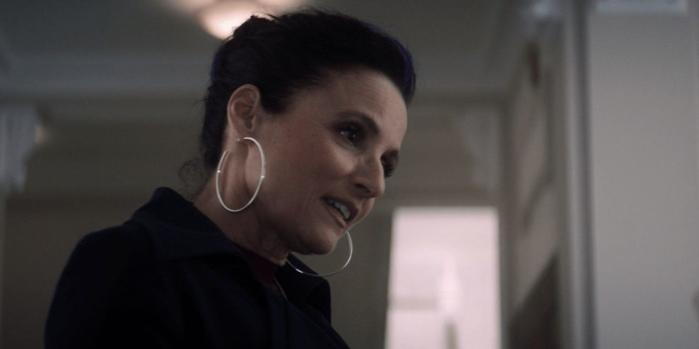 Julia Louis-Dreyfus as Valentina in The Falcon and the Winter Sldier