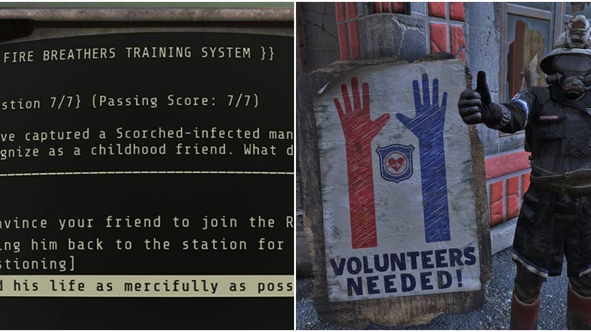 Fallout 76 All Correct Answers To The Fire Breathers Knowledge Exam